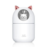 Cat Humidifier Cute Aroma Diffuser with Night Light